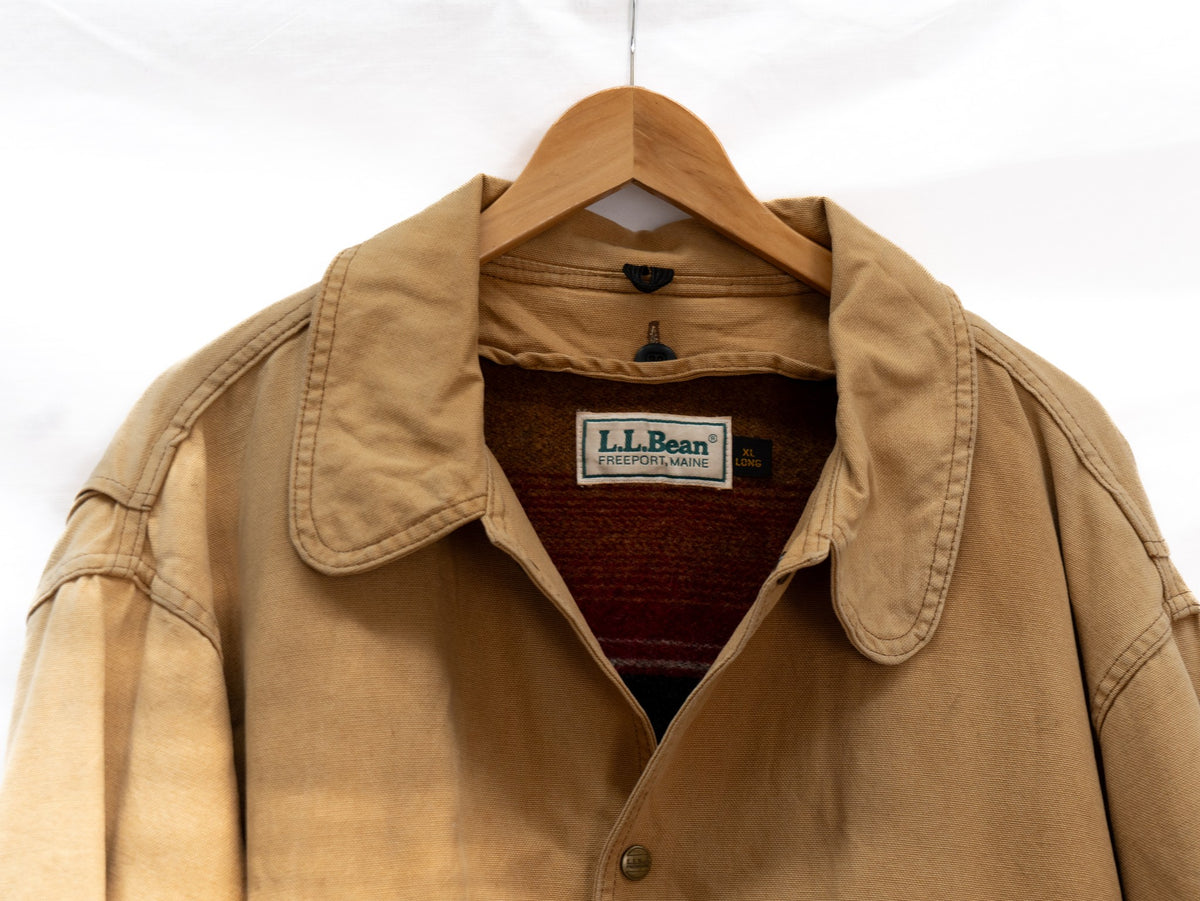 L.L.Bean Tan Button Coat — garment photograph 2