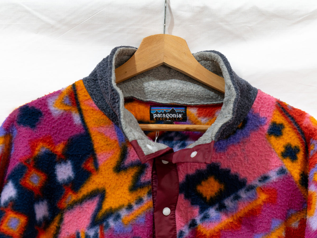 Multicolour Yoke Snap-Front Fleece — garment photograph 2