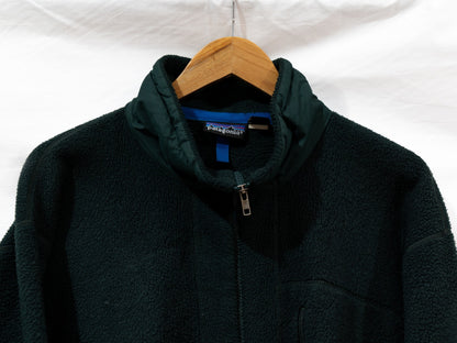 Dark Green Full-Zip Fleece — garment photograph 2