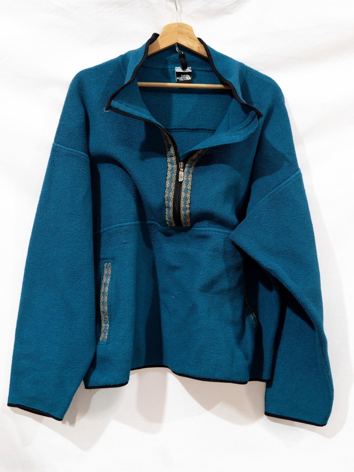 Teal Half-Zip Fleece — 173 — garment photograph 4