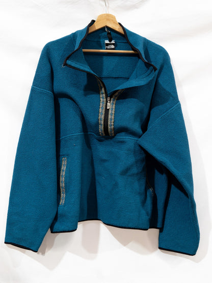 Teal Half-Zip Fleece — 173 — garment photograph 4