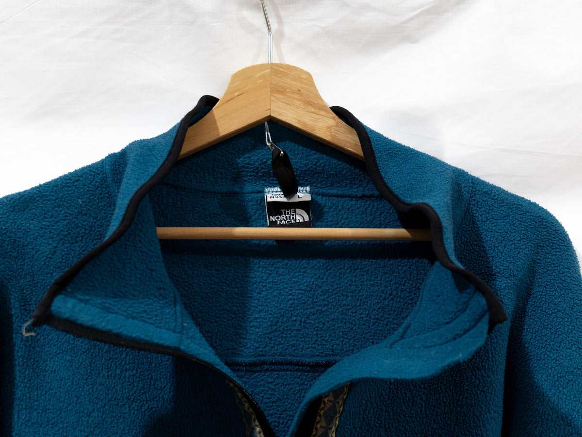 Teal Half-Zip Fleece — 173 — garment photograph 3