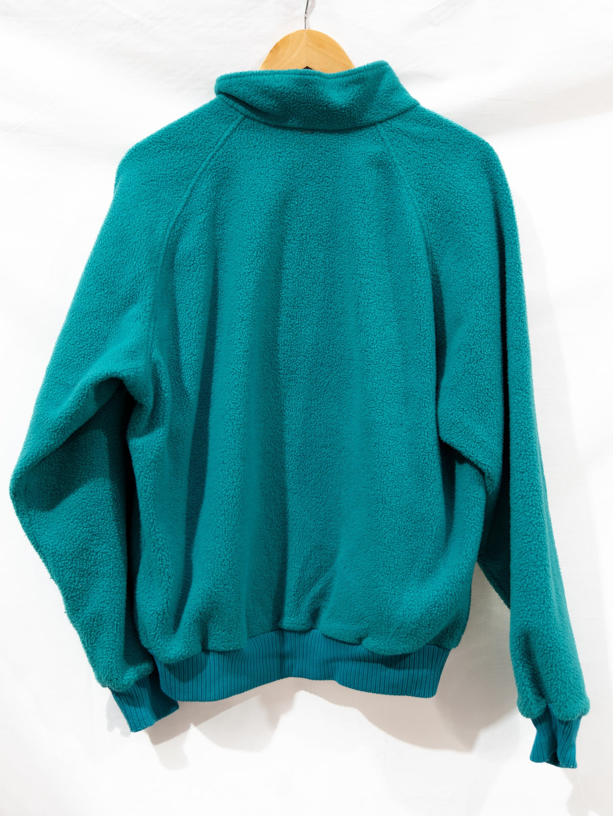Teal Fleece with Blue Chest Pocket — garment photograph 3