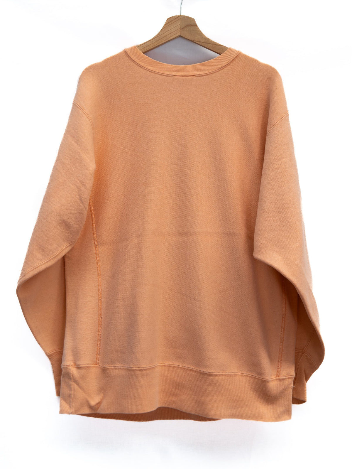 Champion Peach Logo Sweatshirt — garment photograph 3