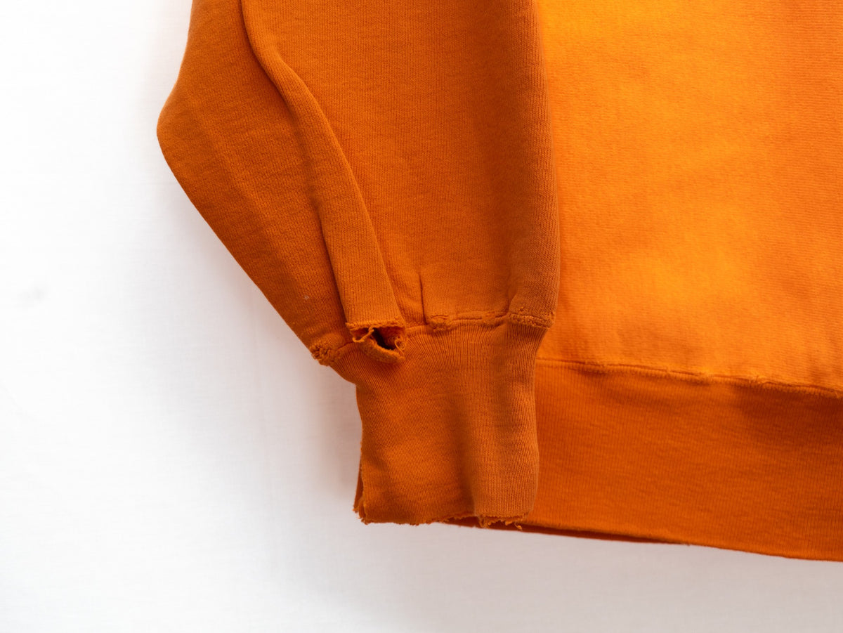 Champion Orange Logo Sweatshirt — garment photograph 4