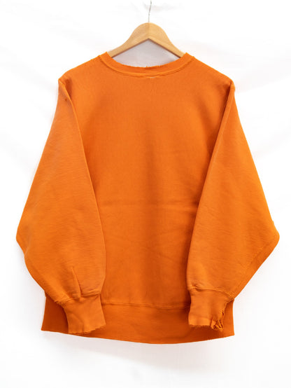 Champion Orange Logo Sweatshirt — garment photograph 2
