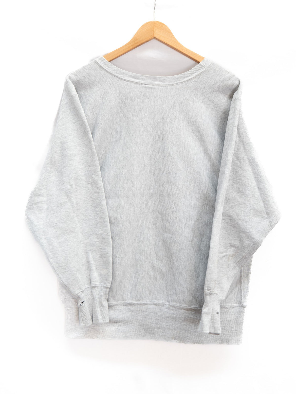 Wisconsin College Sweatshirt — Grey — garment photograph 2