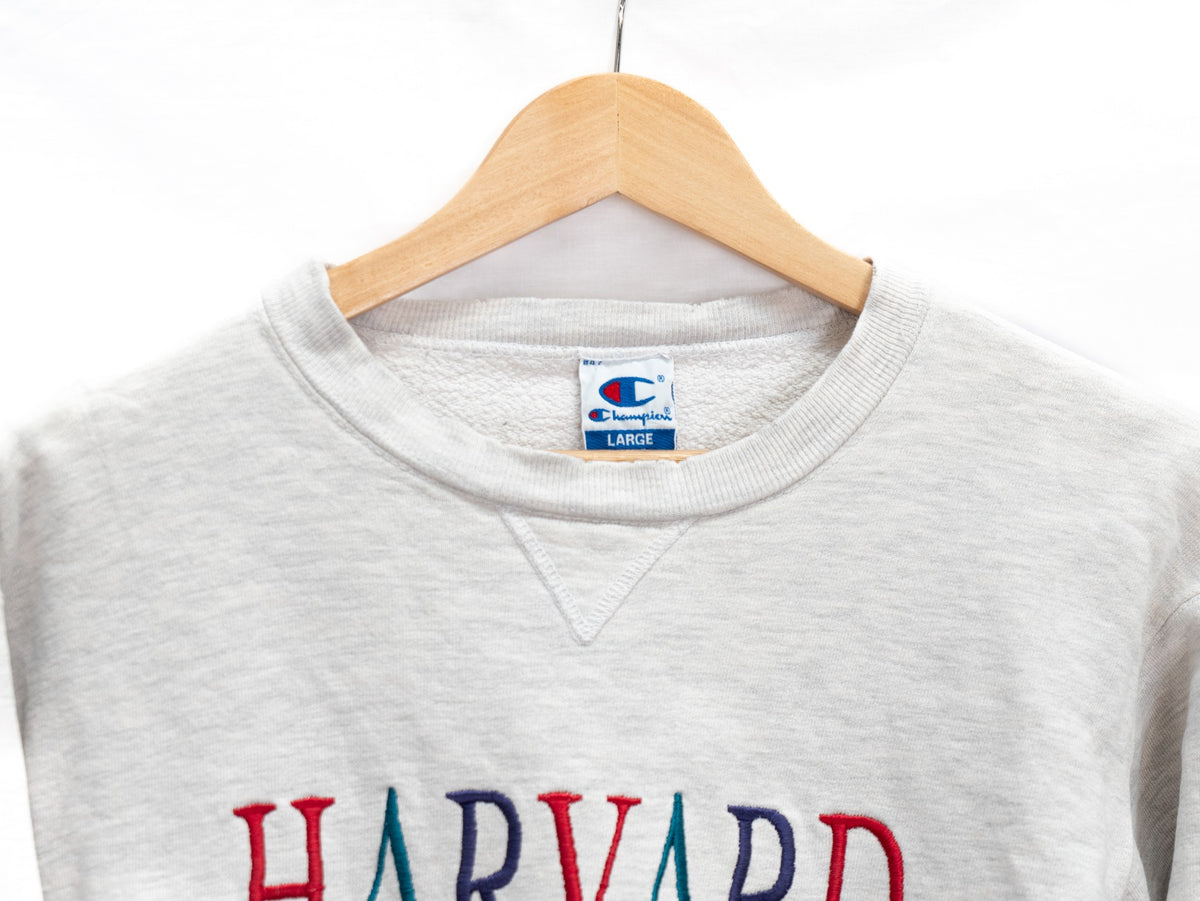 Harvard College Sweatshirt — Grey — garment photograph 2