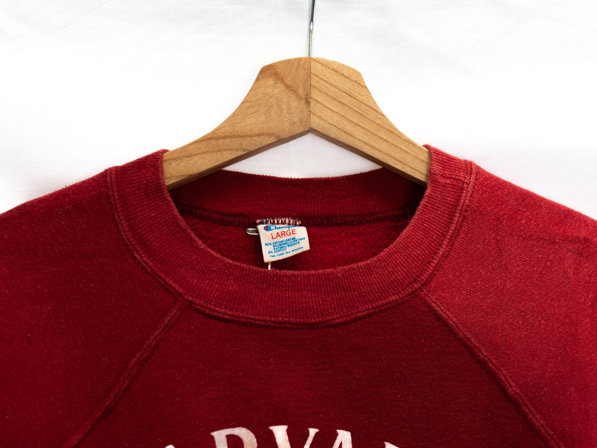 Harvard Crest Sweatshirt — Red — garment photograph 2
