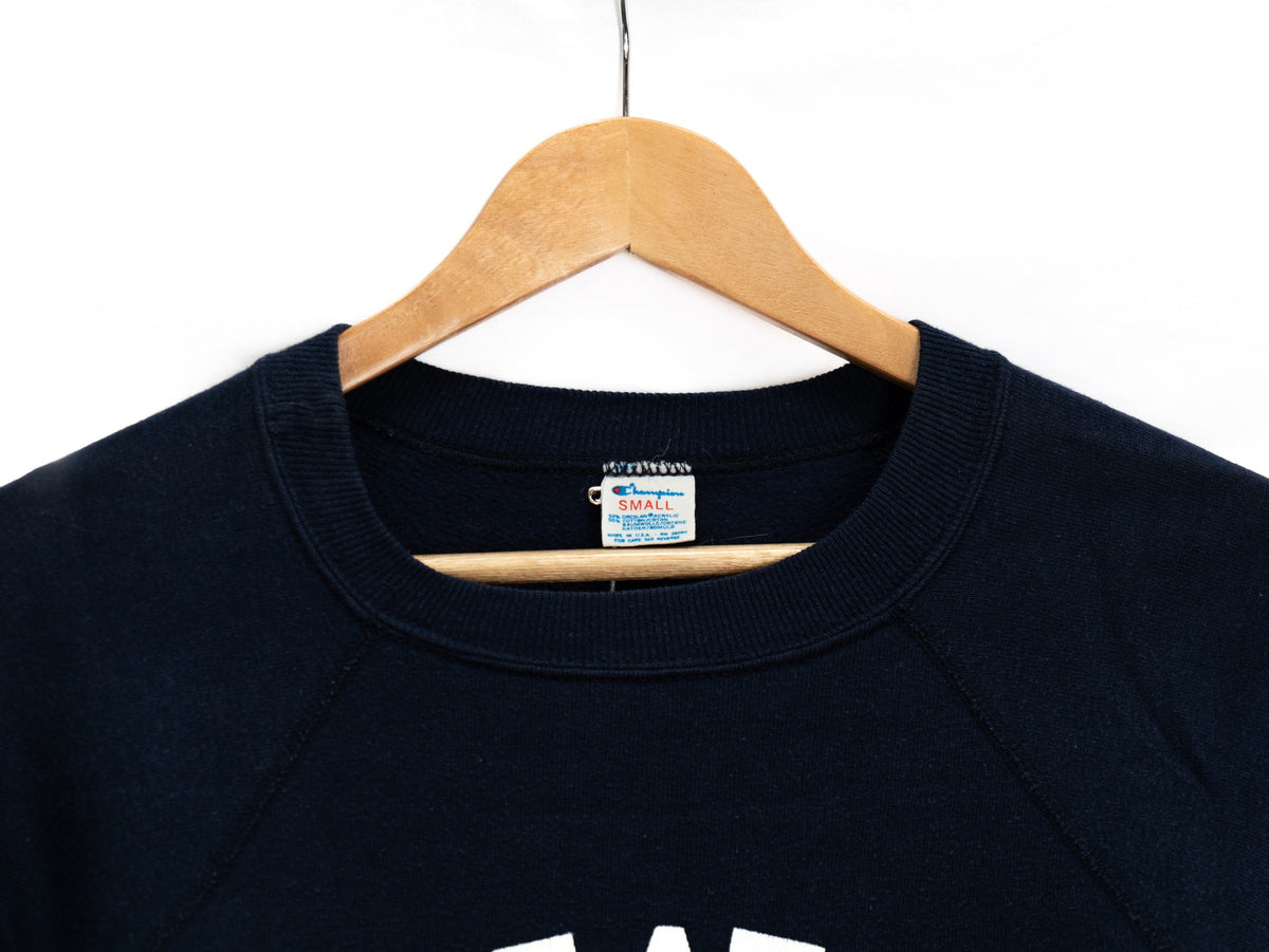 Wheaton College Sweatshirt — Navy — garment photograph 2