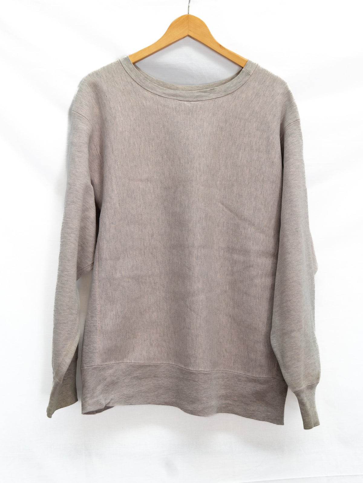 Grey Small Logo Sweatshirt — garment photograph 3
