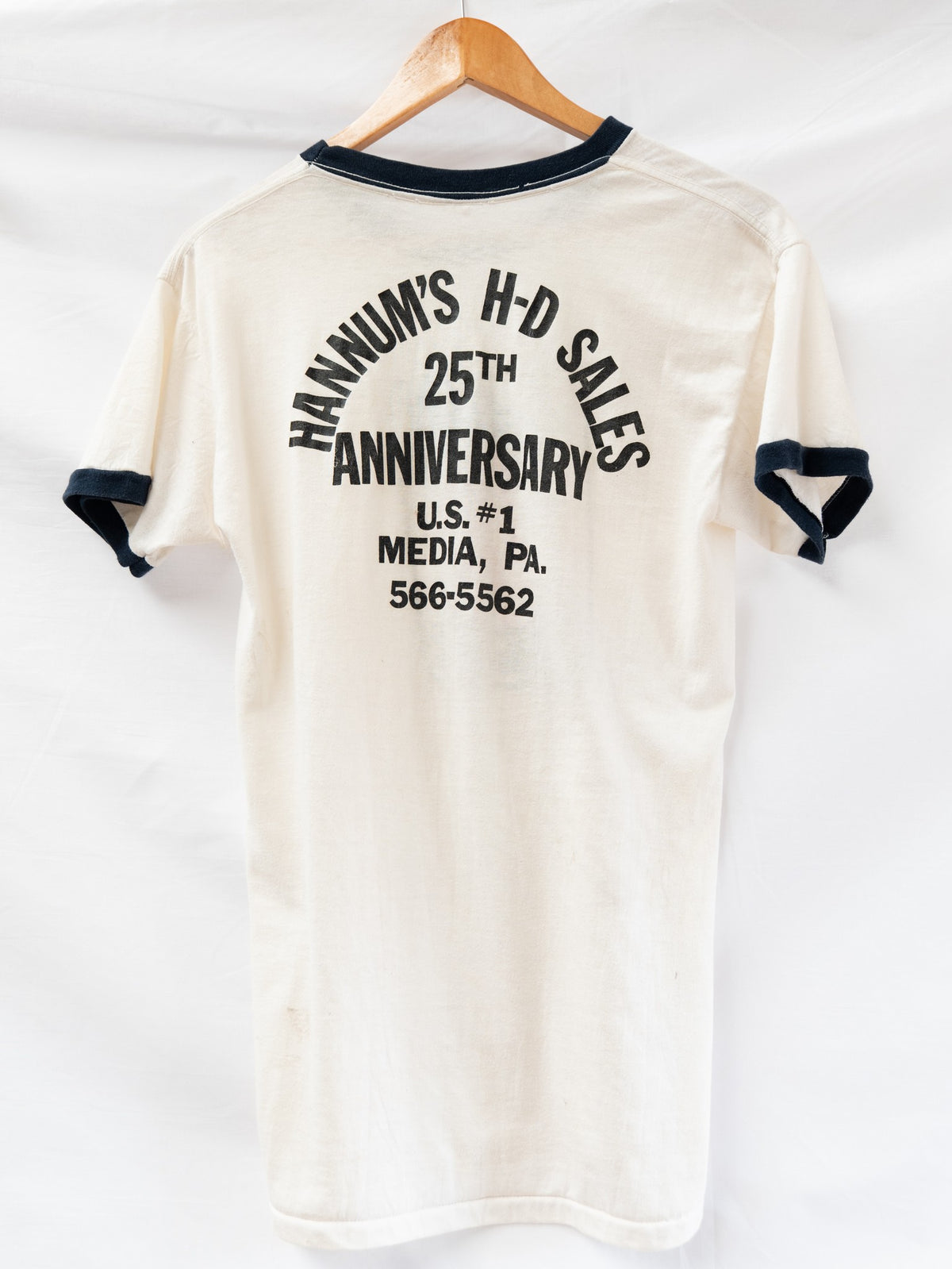 Harley-Davidson Number One Ringer T-Shirt — garment photograph 3