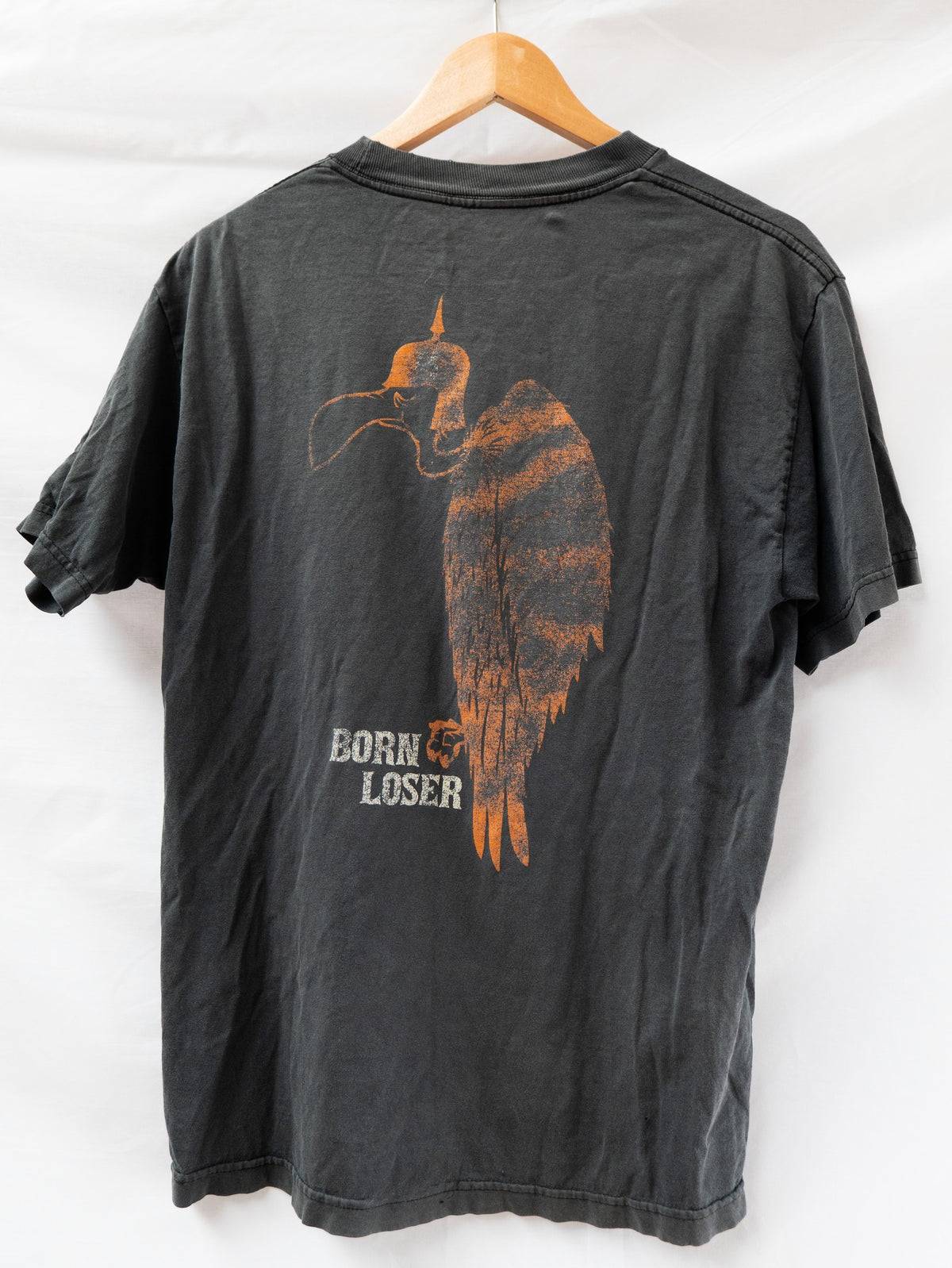 Faded Black Pocket Graphic T-Shirt — garment photograph 3